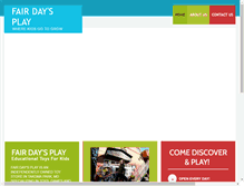 Tablet Screenshot of fairdaysplay.com